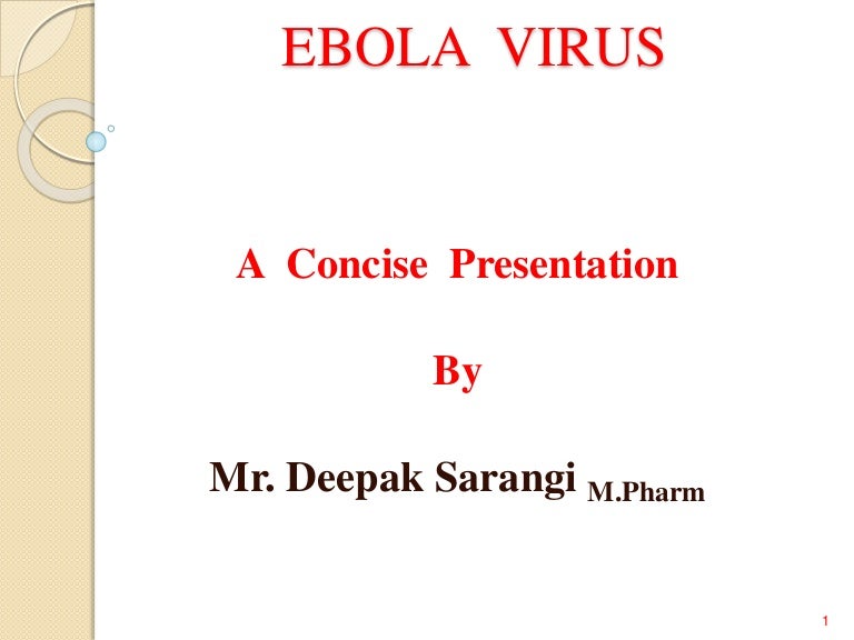 ebola virus ppt
